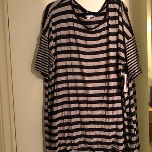 Striped Lularoe Irma brand new with tags